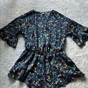 Victoria's Secret Floral Pajama Romper